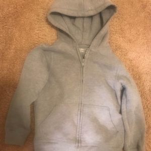 Garanimals size 4T toddler kids gray zip up jacket with hood